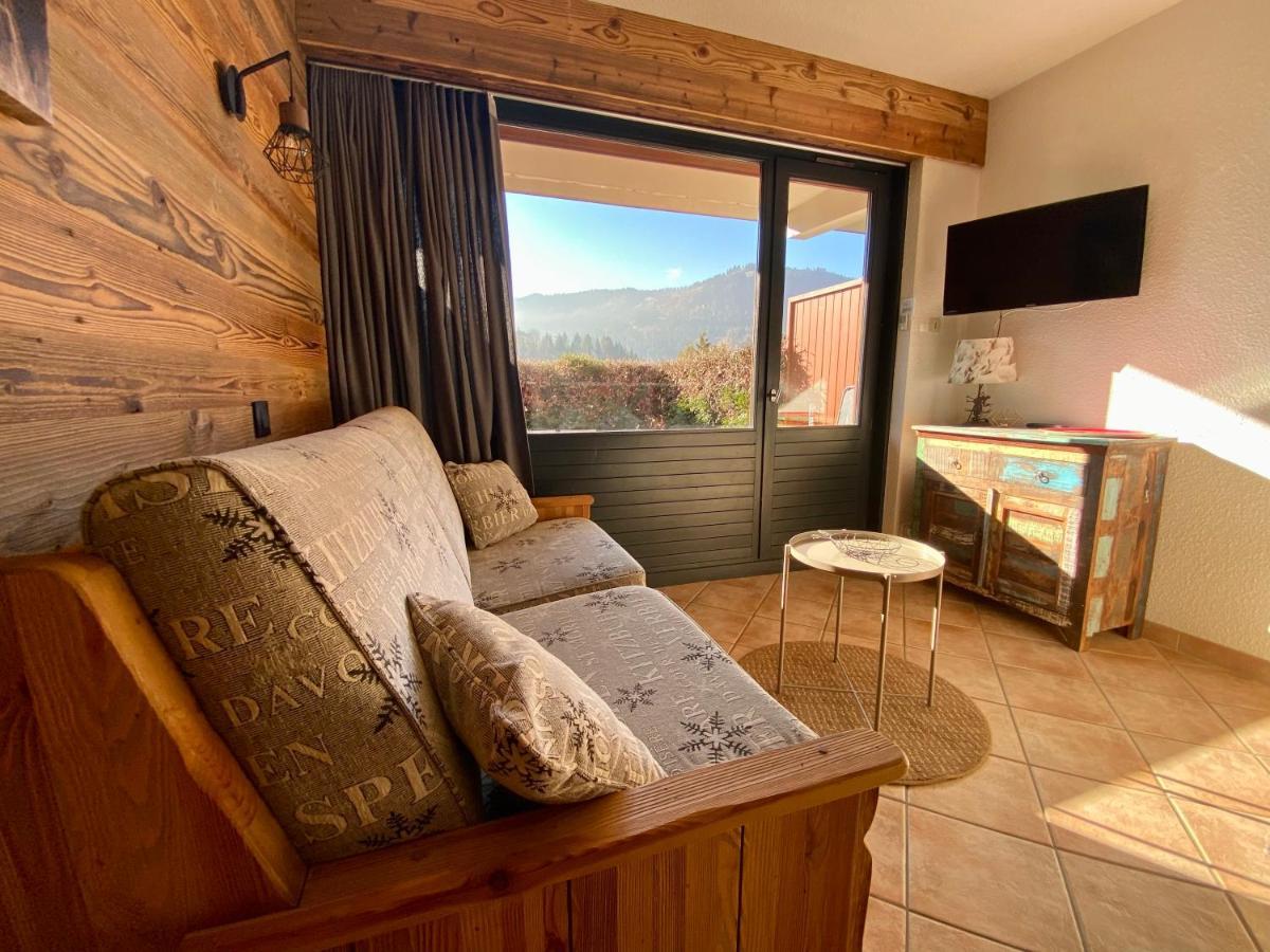 Appartement Cosy Avec Terrasse Sud - Proche Village La Clusaz Exterior foto